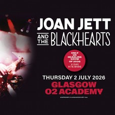 JOAN JETT & THE BLACKHEARTS, O2 ACADEMY GLASGOW, THURSDAY 2ND JULY 2026